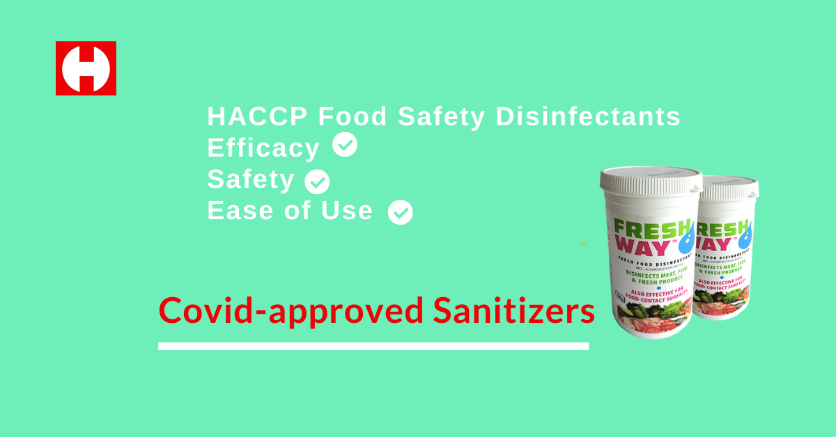 Food Grade Sanitizers Singapore Malaysia HACCP Effective Covid